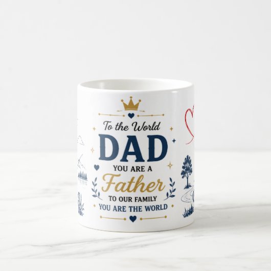 Tasse de café pour la fête des pères (Centre)