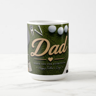 Tasse de café pour la fête des pères Golf Papa