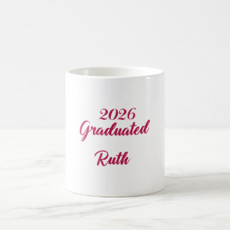 Tasse de café pour la remise de diplôme 2026 | Per