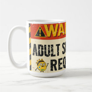 Tasse de café pour la surveillance des adultes