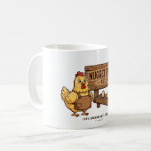 Tasse de café pour l'amusing Gardien de Poules de (Devant gauche)