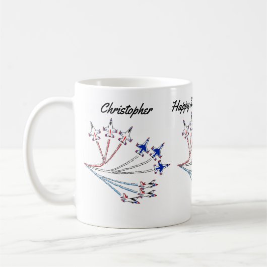 Tasse de café pour l'anniversaire des Thunderbirds (Gauche)