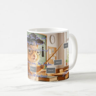 Tasse de café pour l'appréciation de l'enseignant