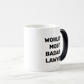 Tasse de café pour l'avocat le plus badass du mond (Devant droit)