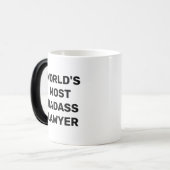 Tasse de café pour l'avocat le plus badass du mond (Devant gauche)