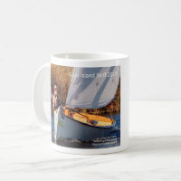 Tasse de café pour le calendrier 2019 de skiff