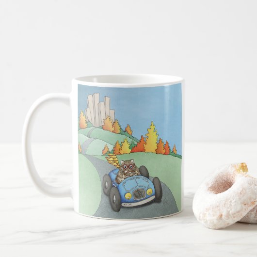Tasse de café pour le week-end d'évasion de hamste (Avec donut)