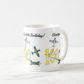 Tasse de café pour les 100 ans des Mustangs (Devant droit)