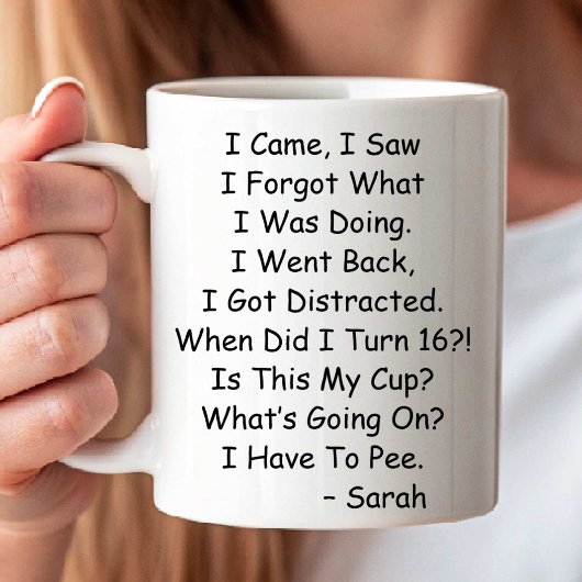 Tasse de café pour les 16 ans de la fille drôle