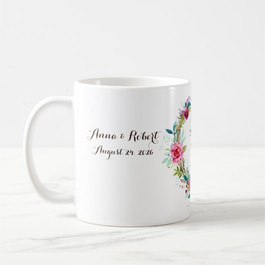 Tasse de café pour les jeunes mariés (Gauche)