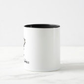 Tasse de café pour les notes en retard, café rétro (Centre)