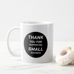 Tasse de café pour petite entreprise drôle avec ty