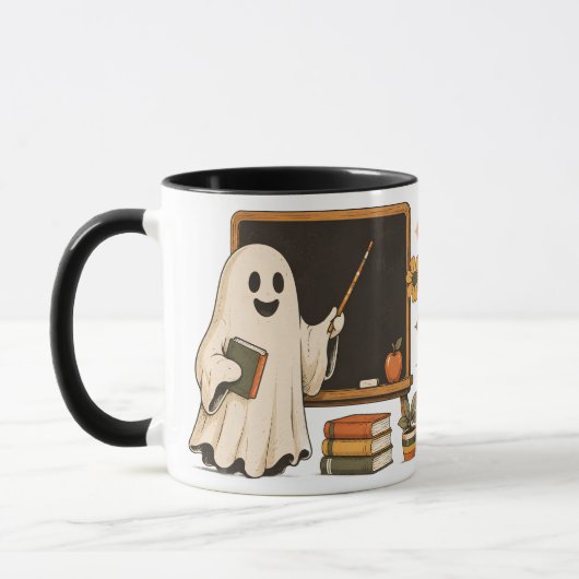 Tasse de café pour professeur d'Halloween Ère de P (Gauche)