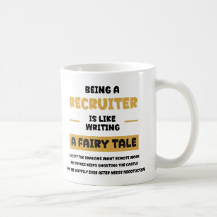 Tasse de café pour recruteur – Cadeau amusant pour