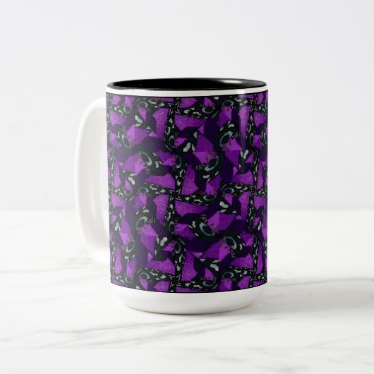 Tasse de café pourpre de poulpe (Devant gauche)