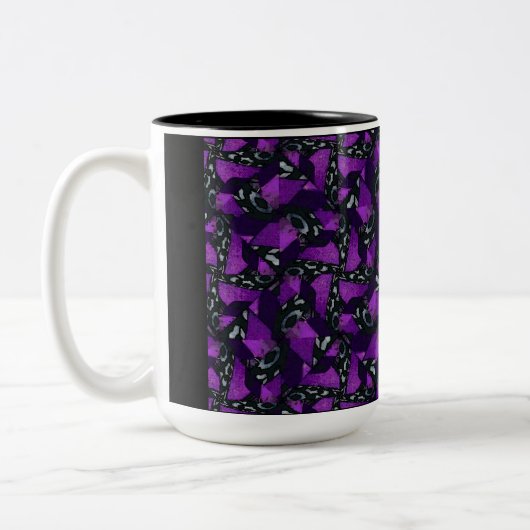 Tasse de café pourpre de poulpe (Gauche)