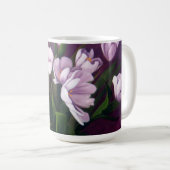 Tasse de café pourpre de tulipes de passion (Devant droit)