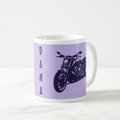 Tasse de café pourpre spéciale de V-Tige (Devant droit)