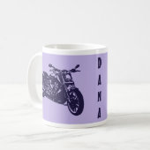Tasse de café pourpre spéciale de V-Tige (Devant gauche)