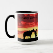Tasse de café Prière de Cowboy (Gauche)