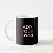 Tasse de café professionnelle avec logo de marque (Gauche)