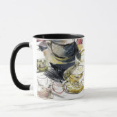 Tasse de café quotidienne de morcellement (Gauche)