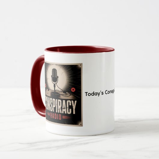 Tasse de café Radio Conspiration (Devant gauche)