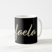 Tasse de café Rafaela white gold (Devant droit)