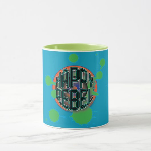 Tasse de café rebelle heureuse (Centre)