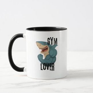 tasse de café requin amateur de gym