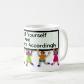 Tasse de café Respectez-Vous (Devant droit)