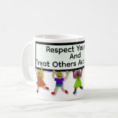 Tasse de café Respectez-Vous (Devant gauche)