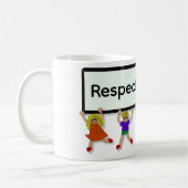 Tasse de café Respectez-vous (Gauche)