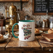 Tasse de café Rétro 80s Rollerskate
