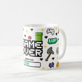 Tasse de café Rétro Gamer (Devant droit)