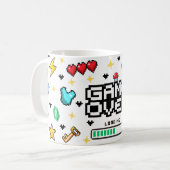 Tasse de café Rétro Gamer (Devant gauche)