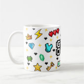 Tasse de café Rétro Gamer (Gauche)