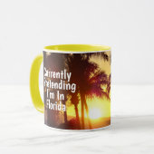 Tasse de café Rêvant de Floride (Devant gauche)