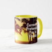 Tasse de café Rêvant de Floride (Devant droit)