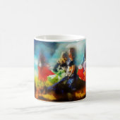 Tasse de café rêveuse d'art de danseur (Centre)