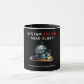 Tasse de café Robot Drôle (Centre)
