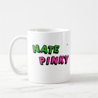 Tasse de café rosâtre de Nate