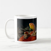 Tasse de café rose de Clownfish de mouffette (Gauche)