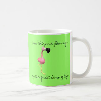 Tasse de café rose de Flamant rose