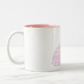 Tasse de café rose de lapin (Gauche)