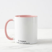 Tasse de café rose de nénuphars (Gauche)