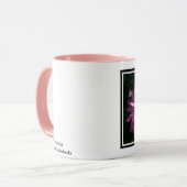 Tasse de café rose de nénuphars (Devant gauche)