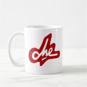Tasse de café rouge de signature de Che Guevara (Gauche)