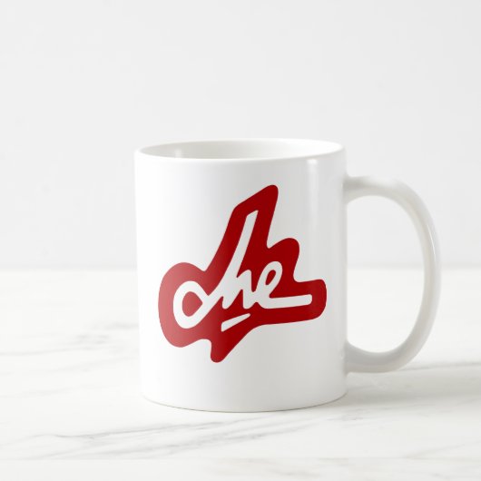 Tasse de café rouge de signature de Che Guevara (Droite)