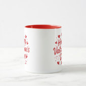 Tasse de café rouge pour la Saint-Valentin (Centre)